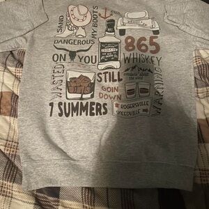Gray Graphic Kids Shirt